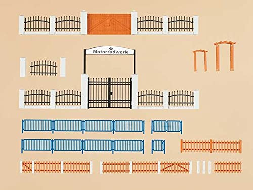 Auhagen 42648 Fences with Gates Modelling Kit