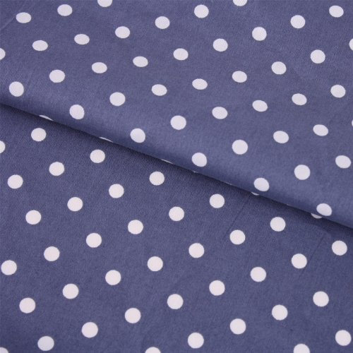 Stoff Meterware Punkte 7 mm Baumwolle - 1 Meter, Schadstoffgeprüft, Gepunktet, Tupfen, Dots, Baumwollstoff, Kinderstoff, Dekostoff, Karneval, Fasching, Kostüme (Weiß auf Grau)