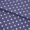 Stoff Meterware Punkte 7 mm Baumwolle - 1 Meter, Schadstoffgeprüft, Gepunktet, Tupfen, Dots, Baumwollstoff, Kinderstoff, Dekostoff, Karneval, Fasching, Kostüme (Weiß auf Grau)