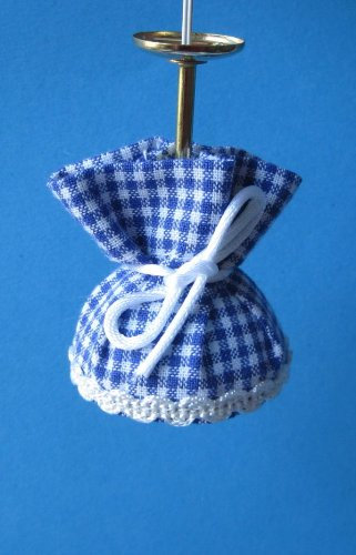 Kahlert Licht 10535 - Minipuppenzubehör - Hängelampe Stoffschirm kariert