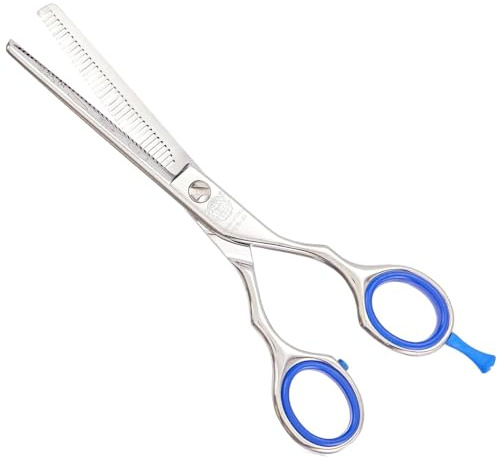 Kiepe 2431 Studio Style Relax TH professionelle Effilierschere 5,5 Zoll mit 38 Zähnen, ergonomische Convex Razor Ausdünnschere aus Edelstahl für Volumenreduktion, Made in Italy