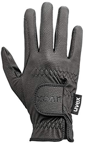 uvex Sportstyle - dehnbarer Reithandschuh für Damen und Herren - exzellenter Grip & strapazierfähig - touchscreenfähig - Black - 8