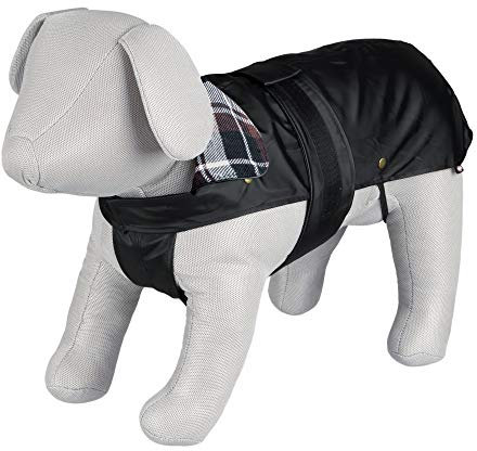 TRIXIE wasserabweisender Hundemantel Mantel Paris, S: 40 cm, schwarz - 30503