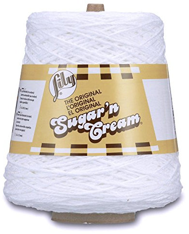 Lily Sugar 'N Cream Cone - 400g- White,17.78 x 14.22 x 14.22 cm