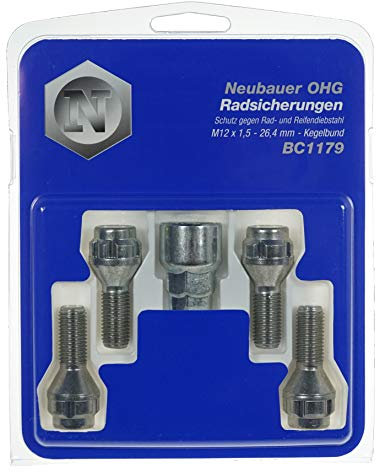 LokNox BC1179 Tornillos antirrobo de Ruedas