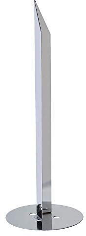 SLV mechanische Komponente ERDSPIESS für ROX ACRYL POLE SQUARE POLE und GLOO PURE / Erdspieß für Außenlampe, Beleuchtung von Garten, Terrasse, Pflanzen, Wegen, Aussen-Leuchte, Außen-Strahler / grau