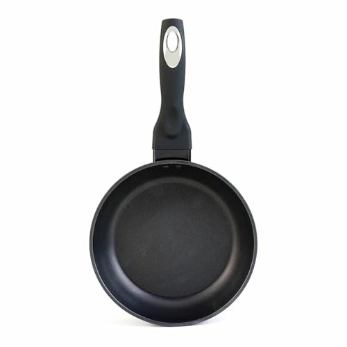 Oroley - Sarten Inducta - Aluminio Forjado - con Antiadherente - Sin PFOA - 2 Capas Antihaderente - 20, 22, 24, 26, 28 cm - Antiadherente ECO - Apto para inducción - (24 cm)