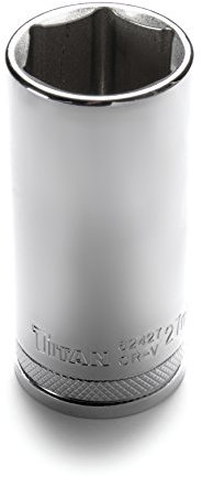 Titan 62427 - Llave de vaso (27 mm, 1/2, 6 puntos)