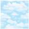 Fresco Cloud Nine Sky Print Clouds Wallpaper | Blue Novelty Wallcovering | Eco-Friendly Wallpaper