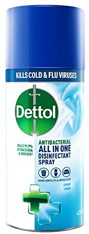 Dettol All-in-One Antibacterial Spray Crisp Linen 400ml