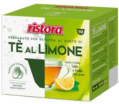 120 Capsule Compatibili Dolce Gusto Ristora Te' Al Limone