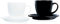 Luminarc 22 Cl Carine Blanco Y Negro Conjuntos de Taza y platillo, Centimeters