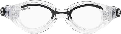 CRESSI Seit 1946 – Flash Compact – kompakte Brille mit separaten Gläsern, perfekt für Schwimmbad, Schnorcheln und Triathlon, Anti-Beschlag-Schutz, kratzfest_UV-Schutz, Einheitsgröße