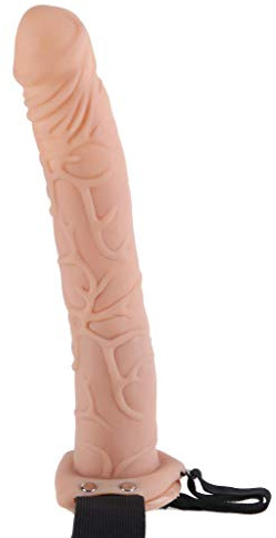 Pipedream Products Fetish Fantasy Hollow Strap On, Beige, 11 Inch, 1.5 Pound
