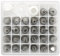DECORA 26 Nozzles 2 Couplers and Nail Organizer Box Set, White, 13.5 x 12.5 x 4 cm
