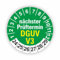 Fassbender-Druck PRÜFPLAKETTEN - Hochwertige Prüfetiketten DGUV V3 Prüfung Ø 30mm - Selbstklebende PVC-Folie - Wartungsetiketten für Prüfung - Prüfplakette für Prüfungsnachweis (120 Stück)