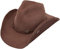 Stetson Unisex-Erwachsene Roxbury formbarer Cowboyhut aus Leder Cowboy-Hut, Mokka, Large