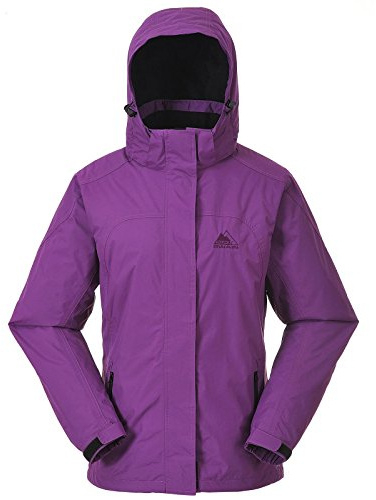 Cox Swain Damen 2-Lagen Outdoor Regenjacke Pure - 5.000mm Wassersäule, Colour: Berry, Size: XS