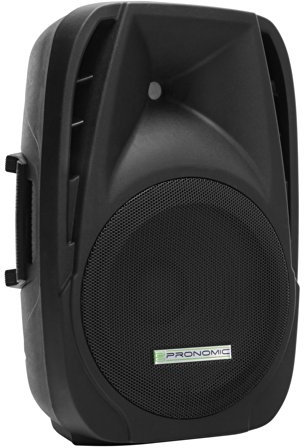 Pronomic PH12 Bühnen- und Konzertlautsprecher, PA-Lautsprecher, Mobile PA-Box für unterwegs, 160 W RMS / 300 W Peak, 12 Woofer, 34mm Hochtontreiber, Input & Thru - SPK kompatibel, Passivbox schwarz