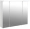 Schildmeyer 126760 Armoire de Toilette avec Miroir, Panneau de Particules Mélaminé, Blanc, 80 x 16 x 72,3 cm