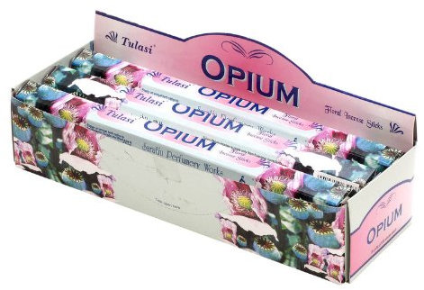 Salco 82-0489 Tulasi Incienso - fragancia de opium 6x20