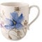 Villeroy & Boch - Mariefleur Gris Henkelbecher 370 ml Bunt, Spülmaschinenfest, Mikrowellensicher, Kaffeetasse, Kaffeebecher, Große Tasse, Geschirr, Blümchengeschirr, Premium Porzellan