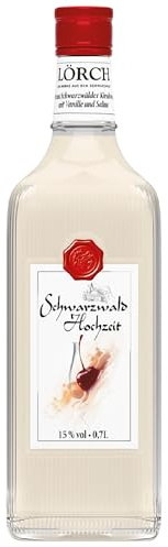 Edelbranntweinbrennerei Bimmerle Schwarzwald Hochzeit Likör aus Schwarzwälder Kirschwasser mit Vanille und Sahne Lörch 700mL, 1er Pack (1 x 700 ml)
