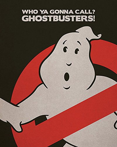 Ghostbusters Leinwanddruck, Polyester, Mehrfarbig, 40 x 50 cm