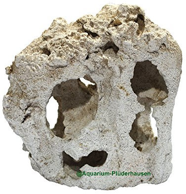 Aquarium Natursteinhöhle, Dekor-Lochstein, Größe: ca. 14x8x16 cm