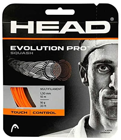 HEAD Evolution PRO-Corda per Racchetta da Tennis, Evolution PRO, Arancione