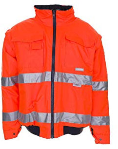 Größe XL Herren Planam Warnschutz Pilotenjacke Uni uni-orange Modell 2043