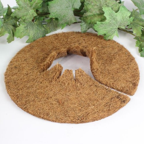 Kokos Mulchscheibe Winterschutz Pflanzenschutz Abdeckscheibe Ø 25 cm, 10er Pack
