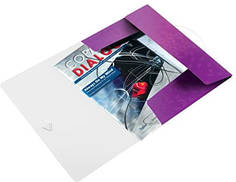Leitz 45990062 Eckspannermappe wow, A4, PP, violett