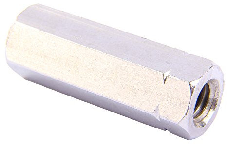 Gewindemuffen M12 X 40 Sechskant, Edelstahl A2 (5 Stück) - Verbindungsmuttern Langmuttern Distanzmuttern Gewindehülsen