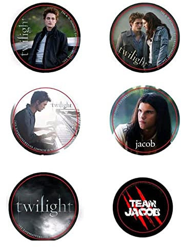 Twilight - Pin Set of 6 Style A Team Jacob