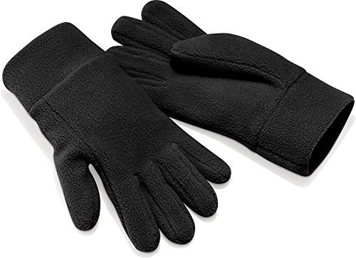 Beechfield Herren B296.BLK.4XL Suprafleece Alpine Handschuhe, Schwarz, Small/Medium X-Large