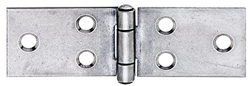 Alberts 361334 Tischband | mit vernietetem Edelstahlstift | Edelstahl | 26 x 81 mm