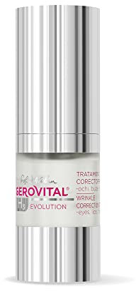 Gerovital H3 Evolution Faltenserum – Anti-Aging Serum mit Hyaluronsäure für Augen, Lippen & Stirn, Reduziert Tiefe Falten & Linien, Feuchtigkeitsspendend, 15 ml