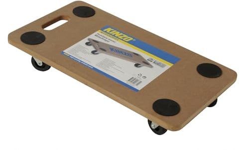 Kinzo 29631 - Plataforma Rodante para Desplazar Muebles (hasta 150 kg), Marrón