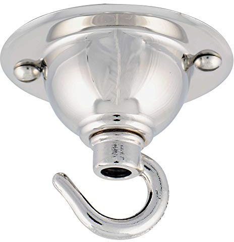 ElekTek Ceiling Chandelier Hook Plate 65mm - Nickel