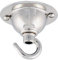 ElekTek Ceiling Chandelier Hook Plate 65mm - Nickel