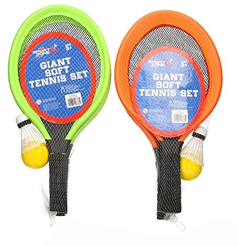 A to Z 6833 Soft Tennis, Assorted, green or orange, 43.5 x 23.5 cm Age 3+
