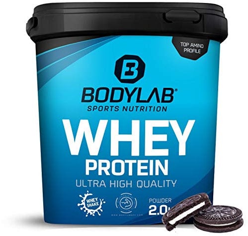 Bodylab24 Whey Protein Pulver, Cookies & Cream, 2kg