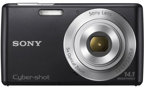 Sony Cyber-shot DSC-W620 Compact Camera 14.1MP 1/2.3 CCD (Charging Transfer Device) 4320 x 3240pixels Black - Digital Cameras