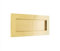 250x76mm Traditional Letter Box Plate for External Front Door (Polished Brass)