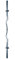Movi Fintess BC120 Bilanciere Filettato, Silver