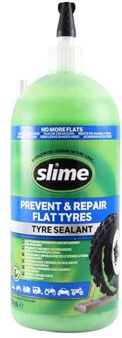 Slime 10031 Sigillante Pneumatico Antiforatura, Prevenire e Riparare, per Veicoli Non Stradali, Rimorchi, Fuoristrada, Quad, Carriole, Non Tossico, Ecologico, Flacone da 946 ml