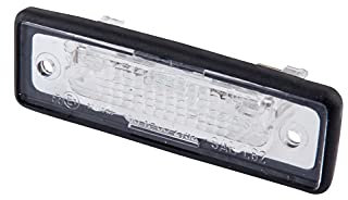 HELLA 2KA 004 331-061 Kennzeichenleuchte - Kennzeichenbeleuchtung - Anhänger - Halogen - 12V - Einbau/Schraubanschluss - SAE/ECE - Lichtscheibenfarbe: glasklar - rechts/links/außen - Menge: 5