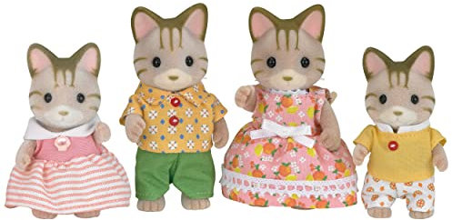 Sylvanian Families - 05180 - Familia Gato de Rayas (EPI)