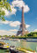 LYSCO XXL Poster 100 x 70cm (S-833) Eiffelturm in Frankreich/Paris am Seine Ufer (Lieferung gerollt!)